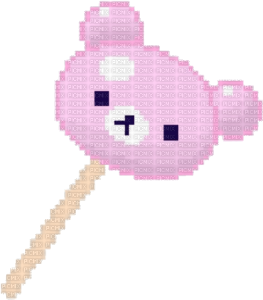 Pixel Pastel Goth Lollipop - PNG gratuit
