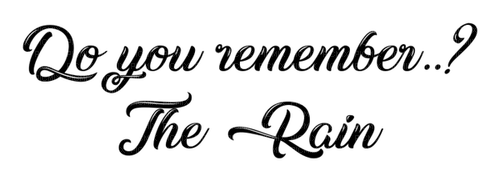 Do You Remember the rain? (First Sticker lol) - PNG gratuit