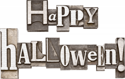 Happy Halloween Text - Bogusia - zadarmo png