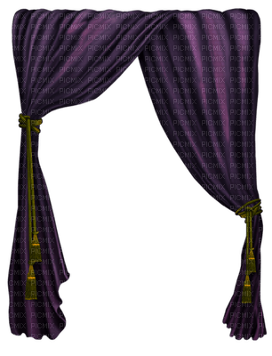 Kaz_Creations Deco Curtains Purple - PNG gratuit