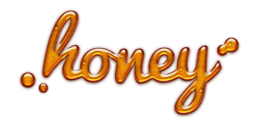 Honey Text - Bogusia - бесплатно png