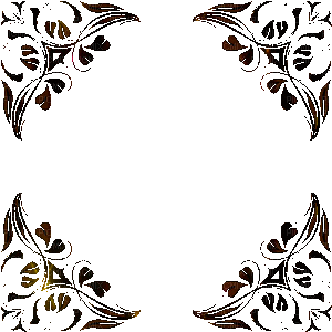 Frame Deco Overlay brown gold Gif Jitter.Bug.Girl - Бесплатни анимирани ГИФ