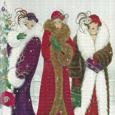 Art Deco Christmas bp - png grátis