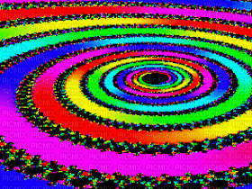 rainbow swirl bg - Darmowy animowany GIF