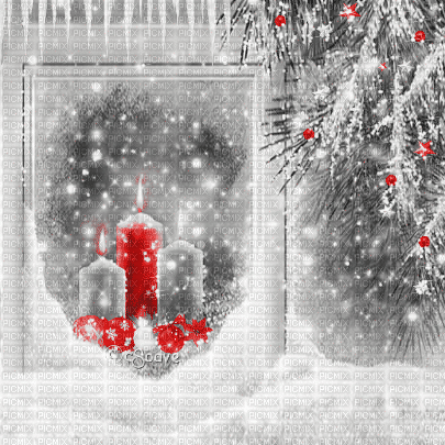 soave background animated winter vintage christmas - 免费动画 GIF