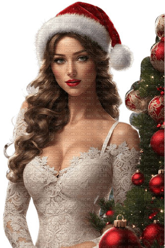 Mujer - Navidad - Rubicat - besplatni png