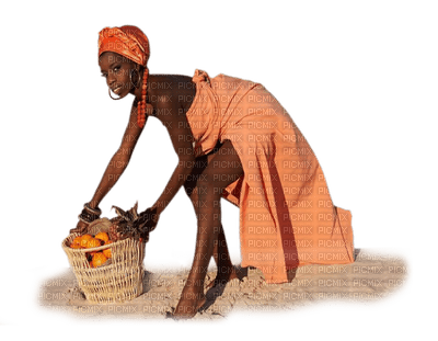 AFRICAN WOMAN--minou52 - PNG gratuit