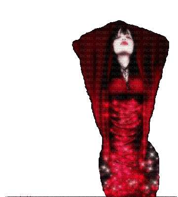Goth Woman - GIF animate gratis