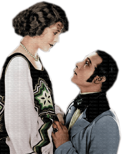 Vilma Banky,Rudolph Valentino - δωρεάν png