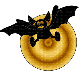 halloween black bat - PNG gratuit