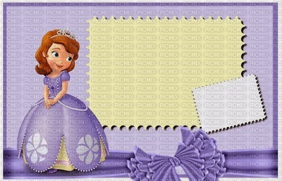 image encre happy birthday à pois Sofia la première Disney edited by me - ücretsiz png