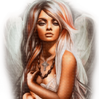 Y.A.M._Fantasy woman girl angel - kostenlos png