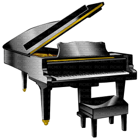 Kaz_Creations Furniture Piano - png gratuito