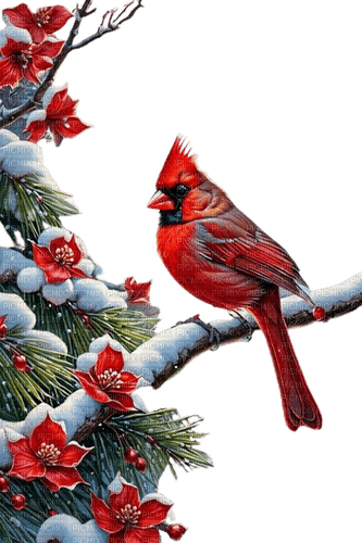 loly33 oiseaux hiver - Free PNG
