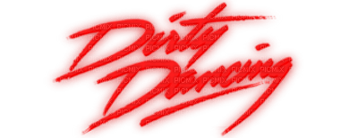 dirty dancing movie logo red - PNG gratuit