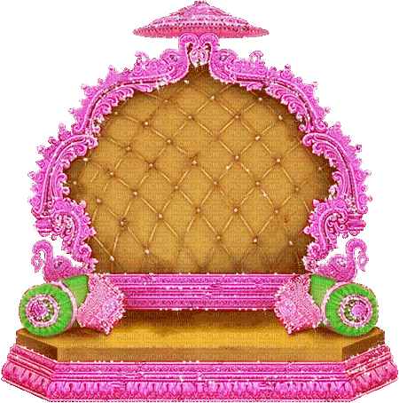 soave Krishna deco india animated pink orange - GIF animé gratuit