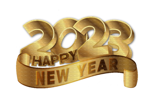 2023 happy new year - png gratuito