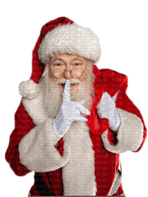 Secret Santa shhh bp - png grátis