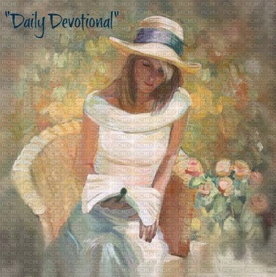 LADY IN GARDEN BACKGROUND - Free PNG