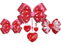 valentines bows - Бесплатни анимирани ГИФ