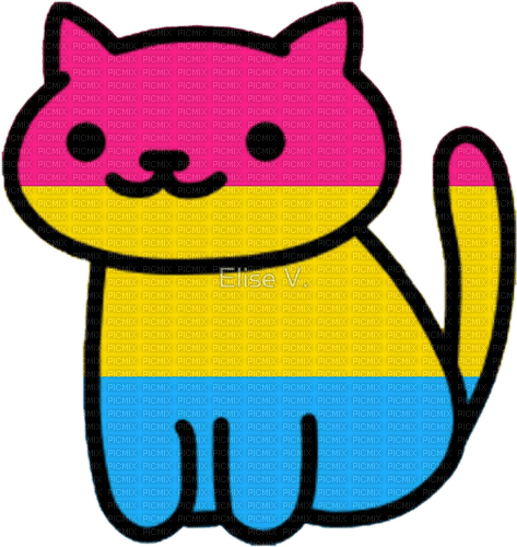 Neko Atsume pan Pride cat - фрее пнг