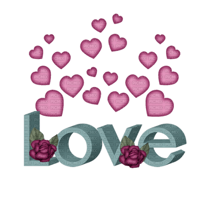 Kaz_Creations Logo Text Love - zdarma png