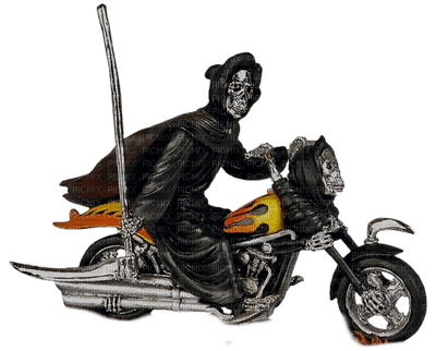skeleton biker paintinglounge - kostenlos png