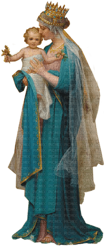Mary with Jesus - Free PNG