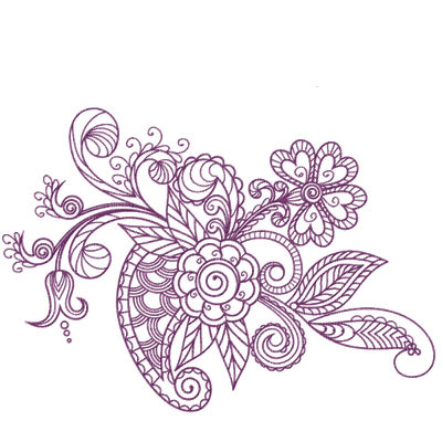 minou-vintage-flower-purple - бесплатно png
