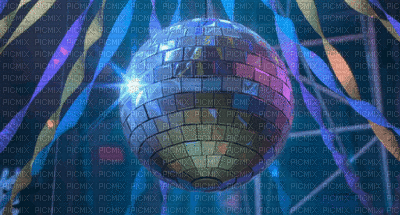 mirror ball diskokugel disco boule de miroir fond background gif - GIF เคลื่อนไหวฟรี