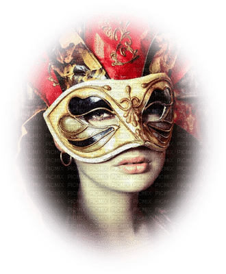 Kaz_Creations Woman Femme Red Mask - PNG gratuit
