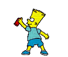 Bart - Animovaný GIF zadarmo