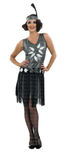 flapper woman - Free PNG