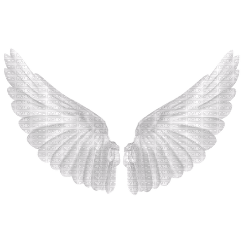 kikkapink angel wings white deco png - δωρεάν png