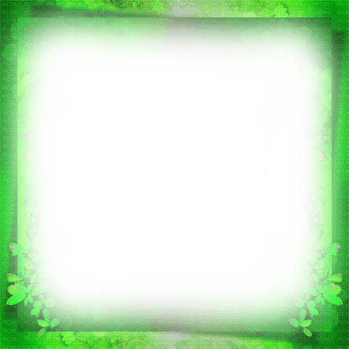 Frame.Leaves.Green - δωρεάν png