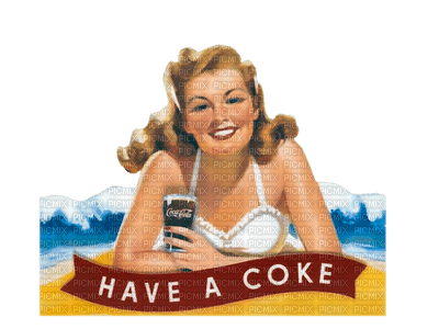 coca cola woman bp - darmowe png