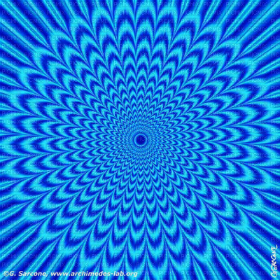 Blue vortex (Illusion) - Free PNG