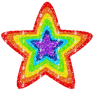 Rainbow Star - Бесплатни анимирани ГИФ