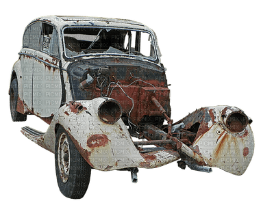 rusty old car bp - png gratuito
