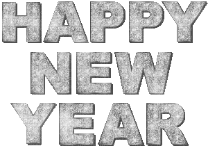 Happy New Year (created with gimp) - Kostenlose animierte GIFs