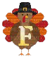 Lettre F. Thanks giving, - kostenlos png