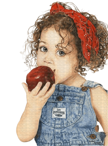 loly33 enfant pomme - ücretsiz png