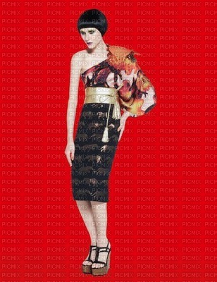 image encre femme fashion edited by me - zdarma png