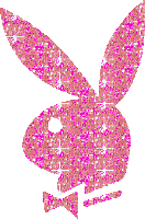 playboy logo glitter - Free animated GIF