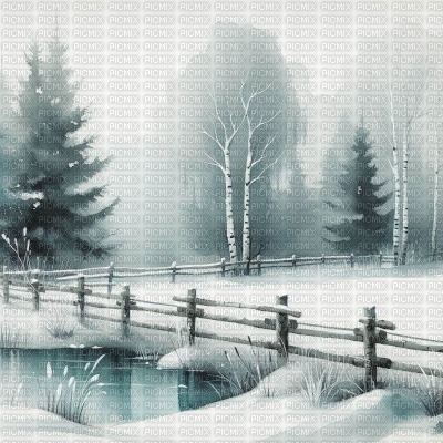 Winter Landscape - δωρεάν png