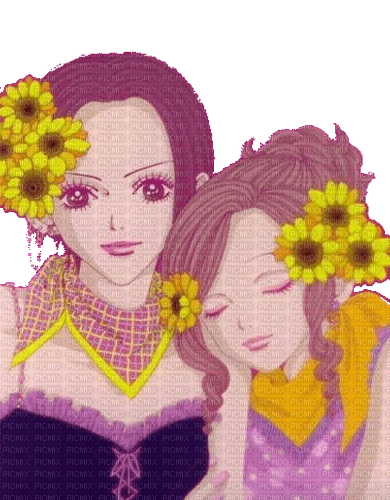 Nana and Hachi ❤️ elizamio - 無料png