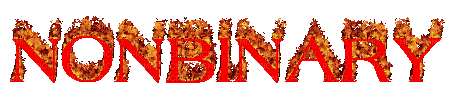 NONBINARY FIRE AWESOME SWAG - Bezmaksas animēts GIF