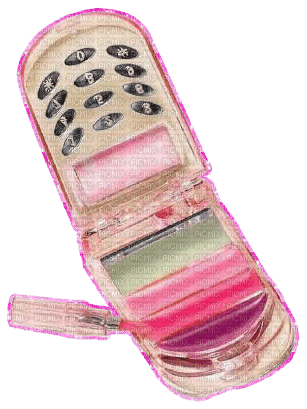 cell phone lip gloss - Бесплатни анимирани ГИФ