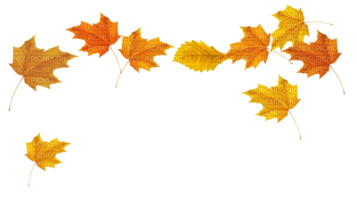 Kaz_Creations Autumn Fall Leaves Leafs - безплатен png