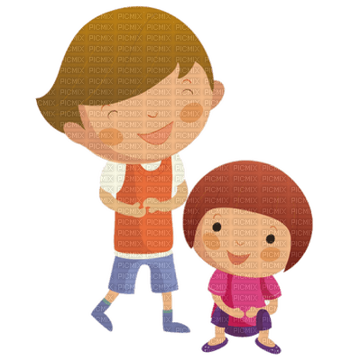 Brother and sister - gratis png